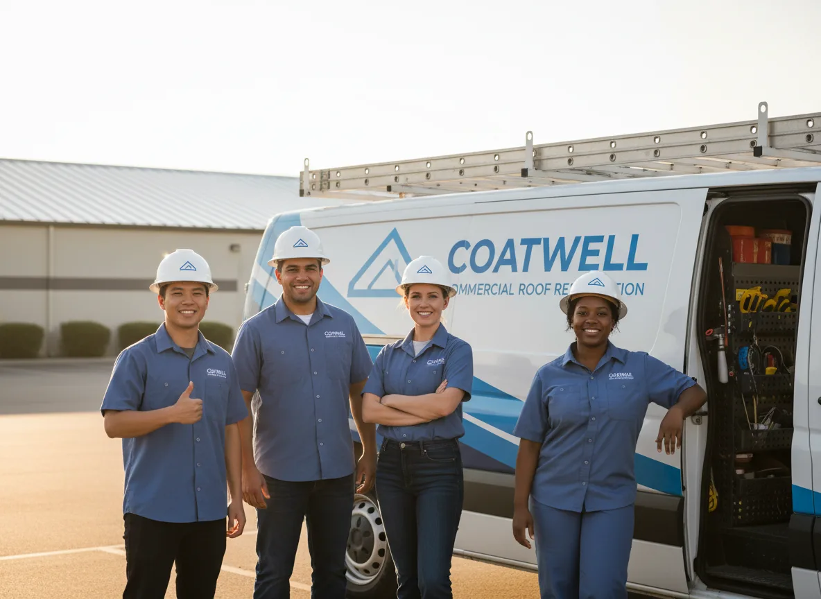 Commercial roof coating company in Doerun, GA